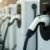 Closeup view of electric fleet charging stations at a company s vehicle depot showcasing the modern infrastructure and technology solutions for sustainable transportation and electrified mobility